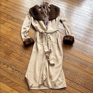 Tina Hagan Duster Cardigan Sweater sz S